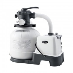 Poolzubehör Intex Sandfilteranlage Krystal Clear &amp;amp; Salzwassersystem QX ECO INTEX 7 g/h oder 11 g/h