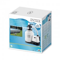 Poolzubehör Intex Sandfilteranlage Krystal Clear &amp;amp; Salzwassersystem QX ECO INTEX 7 g/h oder 11 g/h