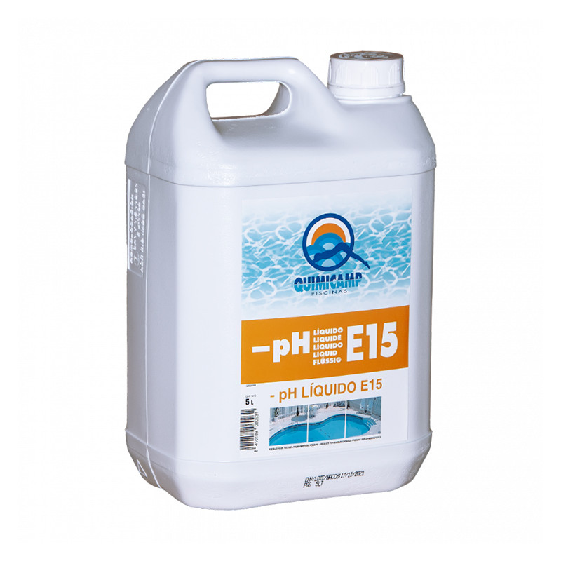 5 L Quimicamp PH-MINUS Flüssig 14,9% für Dosieranlagen pH-Senker Pool pH-Minus 5 L Quimicamp PH-MINUS Flüssig 14,9% für Dosieranlagen pH-Senker Pool pH-Minus