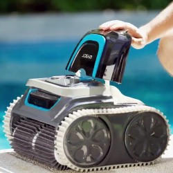 Poolroboter Wybot E-TRON i30 Batteriebetriebener Poolreiniger Wybot S1 Akku Kabellos mit APP