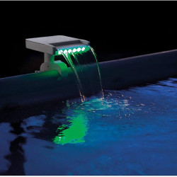 Mehrfarbiger INTEX LED Wasserfontäne mit Licht Wasserfall Cascade