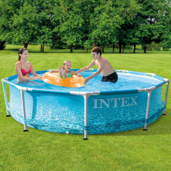 Swimming Pool Intex Frame Beachside Ø 305 x 76 cm