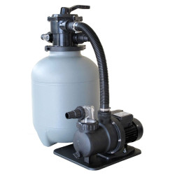 Sandfilteranlage Trinidad mit 6-Wege-Top-Mount-Ventil und Pumpe SPS