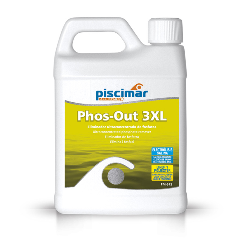 Hochkonzentrierter Phosphatentferner Phos-Out 3XL PM-675 0,5 Liter für Liner und Polyester