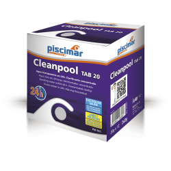 Konzentriertes Klärmittel Cleanpool TAB 20 PM 663 für Liner und Polyester