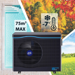 Wärmepumpe Full-Inverter Gre 5 bis 13 kW Poolheizung mit WLAN
