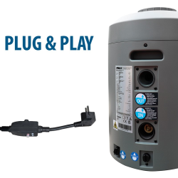 Poolex Poolican 4in1 Wärmepumpe, Filteranlage, Salzelektrolyse und Poolpumpe mit WLAN für Pools bis 25m³
