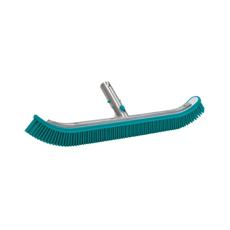 Geschwungene Pool-Reinigungsbürste Bayrol mit Gummi-Borsten 50 cm Geschwungene Pool-Reinigungsbürste Bayrol mit Gummi-Borsten 50 cm