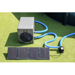 Zirkulationspumpe mit Solar PV Panel Steinbach für Schwimmbecken bis zu 19 m³