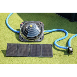 Zirkulationspumpe mit Solar PV Panel Steinbach für Schwimmbecken bis zu 19 m³