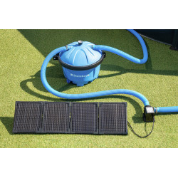 Zirkulationspumpe mit Solar PV Panel Steinbach für Schwimmbecken bis zu 19 m³