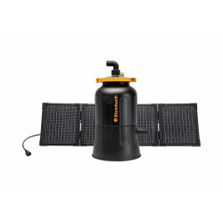 Solarfilteranlage FXS38 Steinbach Filteranlage mit 80 W PV Panel Filterpumpe 4,5 m³/h Für Pools 19m³