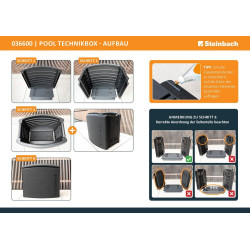 Pool Technikbox Steinbach Schutz für Filteranlagen und Pool-Equipment