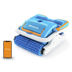 Poolroboter Steinbach Poolrunner Vollautomatischer Bodensauger mit AppControl für Boden und Wand