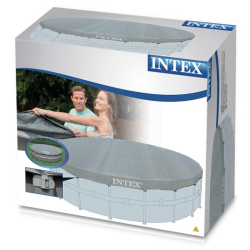 Abdeckplane Deluxe Frame-Pool Ø 549 cm Intex