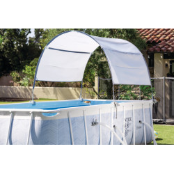Pool Sonnendach INTEX Überdachung Sonnenschutz UV50+ für Intex Frame