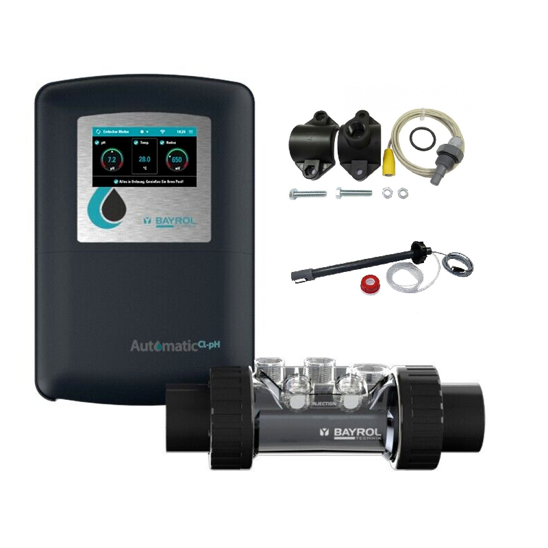 PACK Bayrol Automatic Dosieranlage + Durchflusssensor + Temperatursensor + Level Aut. PACK Bayrol Automatic Dosieranlage + Durchflusssensor + Temperatursensor + Level Aut.