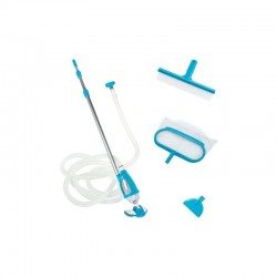 Reinigungsset Deluxe INTEX Poolsauger+Kescher+Beckenbürste+Teleskopstange