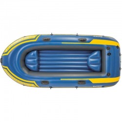 Schlauchboot INTEX Challenger 3 Ruderboot mit Padel und Pumpe 295 x 137 x 43 cm
