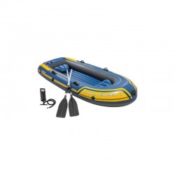 Schlauchboot INTEX Challenger 3 Ruderboot mit Padel und Pumpe 295 x 137 x 43 cm