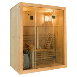 Traditionelle Dampfsauna Sense für 3 Personen Hochwertige Heimsauna