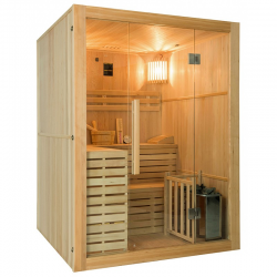 Traditionelle Dampfsauna Sense für 4 Personen Wellness für Ihr Zuhause