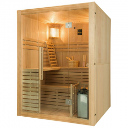 Traditionelle Dampfsauna Sense für 4 Personen Wellness für Ihr Zuhause