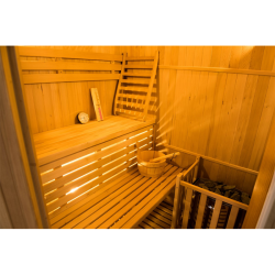 Traditionelle Dampfsauna Sense für 4 Personen Wellness für Ihr Zuhause