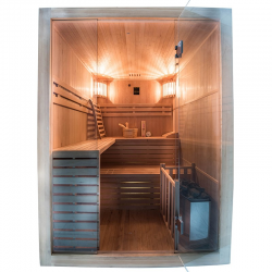 Traditionelle Dampfsauna Sense für 4 Personen Wellness für Ihr Zuhause