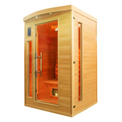 Infrarotsauna Apollon Quartz für 2–3 Personen Effiziente Wärmekabine für Zuhause
