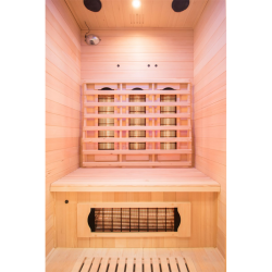 Infrarotsauna Apollon Quartz für 2–3 Personen Effiziente Wärmekabine für Zuhause