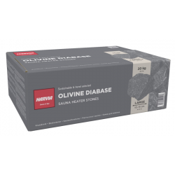 Harvia Saunasteine 20 kg – Natursteine Ø 10–15 cm für Saunaöfen
