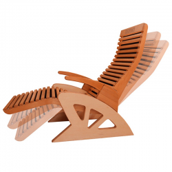 HOLL’S Sauna Liege High Comfort – Ergonomische Relaxliege für Sauna & Spa