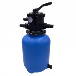 Sandfilterbehälter Bali mit 6-Wege-Ventil Top-Mount