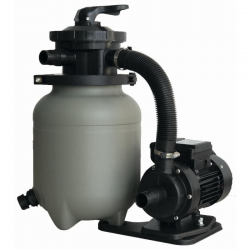 Poolzubehör Sandfilteranlage Trinidad mit 6-Wege-Top-Mount-Ventil und Pumpe SPS