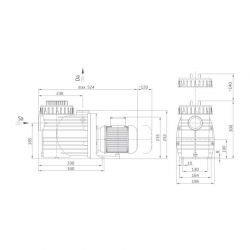 Poolzubehör Umwälzpumpe Badu Magna Speck 230 V