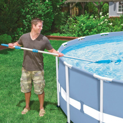 INTEX Poolsauger+Kescher+Beckenbürste+Teleskopstange