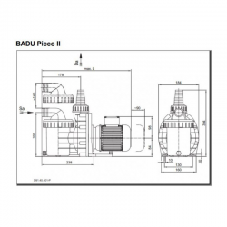 Speck Umwälzpumpe Badu Picco II 230 V Schwimmbadpumpe 5 m³/h