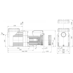Poolzubehör Umwälzpumpe Badu Prime Neo VS mit Wechselstrommotor