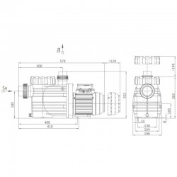 Umwälzpumpe Badu Eco Soft Speck mit steuerbarer Drehzahl