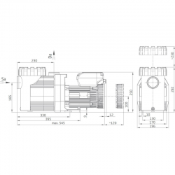 Umwälzpumpe Badu Prime Eco VS Speck mit steuerbarer Drehzahl