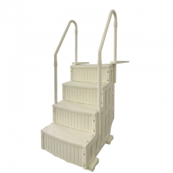 Poolleiter OKU Pooltreppe 4 stufig aus Kunststoff
