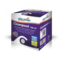 Flockungsmittel Pool Konzentriertes Klärmittel Cleanpool TAB 20 für Liner und Polyester PM-663