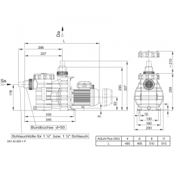 Poolzubehör Umwälzpumpe Aqua Plus 230 V