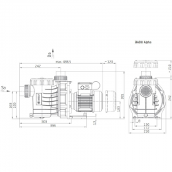 Speck Umwälzpumpe Badu Alpha selbstansaugend