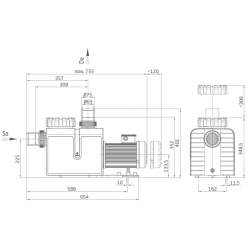 Umwälzpumpe Badu Profi Speck Einphasig