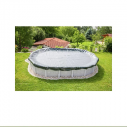 Steinbach Winterabdeckplane für Ovalbecken Abdeckplane 120 g/m2