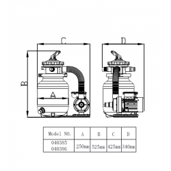 Sandfilteranlage Classic 310 / 250N / 400