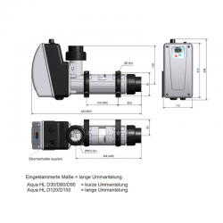 Pahlén Elektroheizer Aqua HL Digtal / mit Heizelement aus Titan