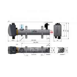 Pahlén Elektroheizer Kompakt / mit Heizelement aus INCOLOY